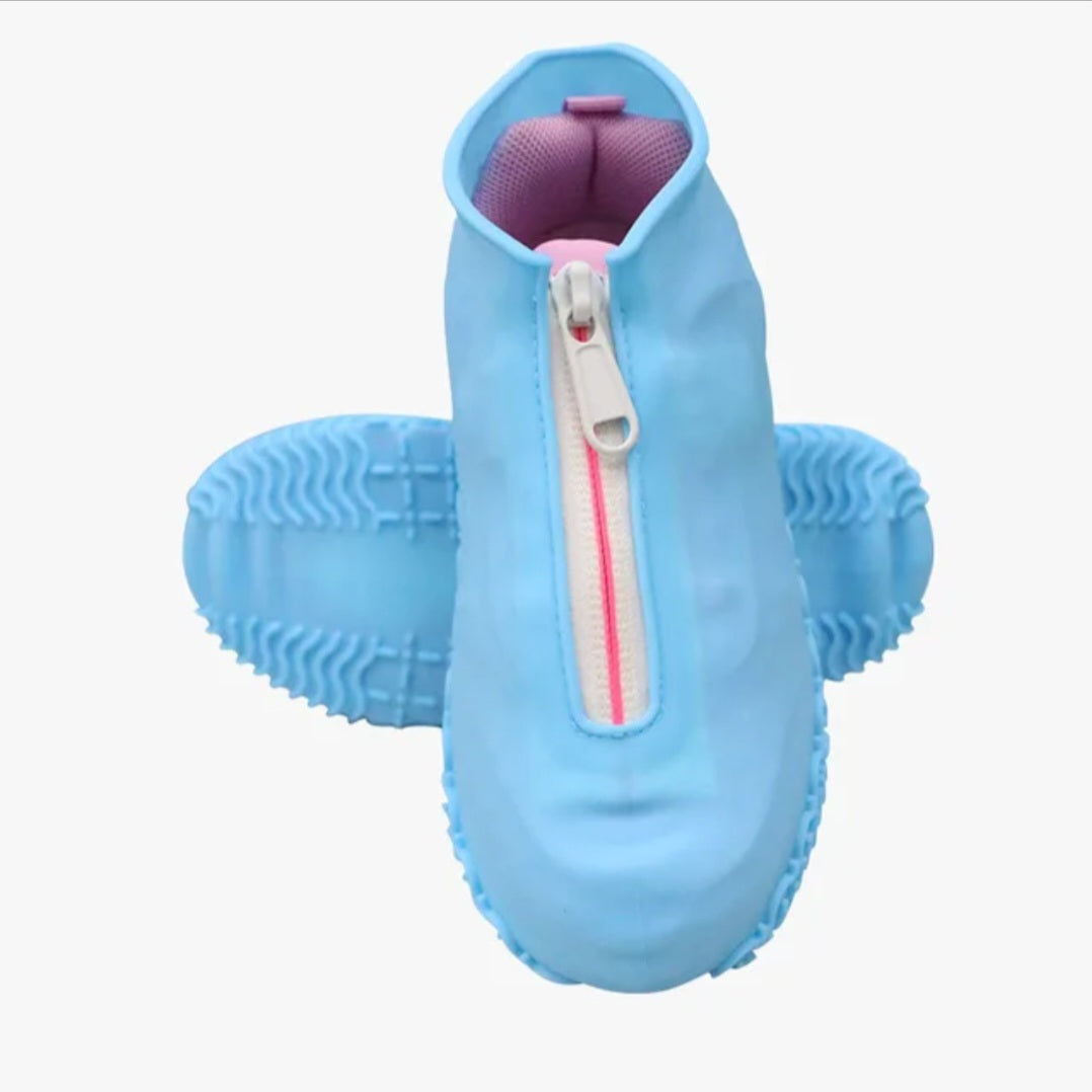 Vantette skotrekk i blå farge med rosa glidelås - DrySteps