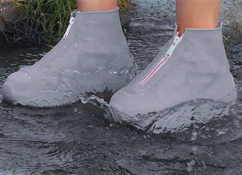 Vantette skotrekk i grå farge med rosa glidelås - DrySteps