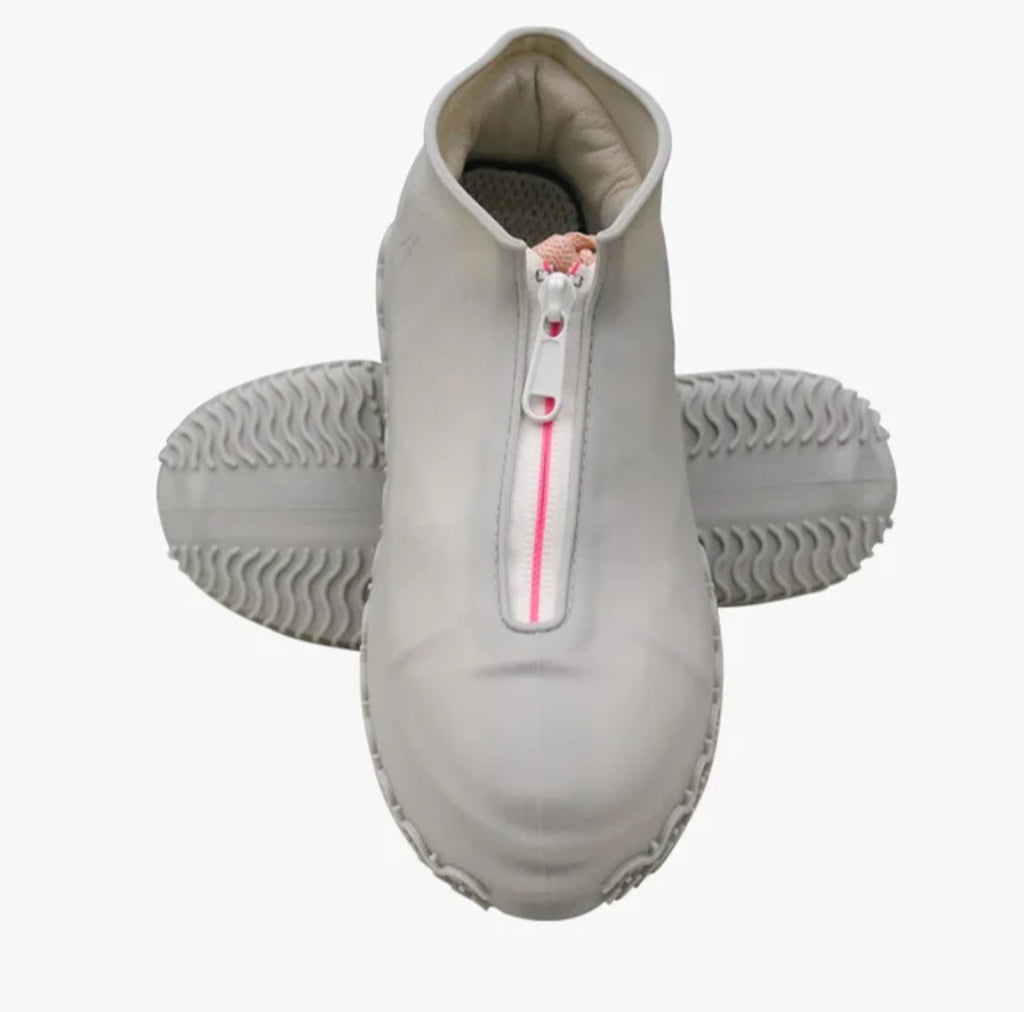 Vantette skotrekk i grå farge med rosa glidelås - DrySteps