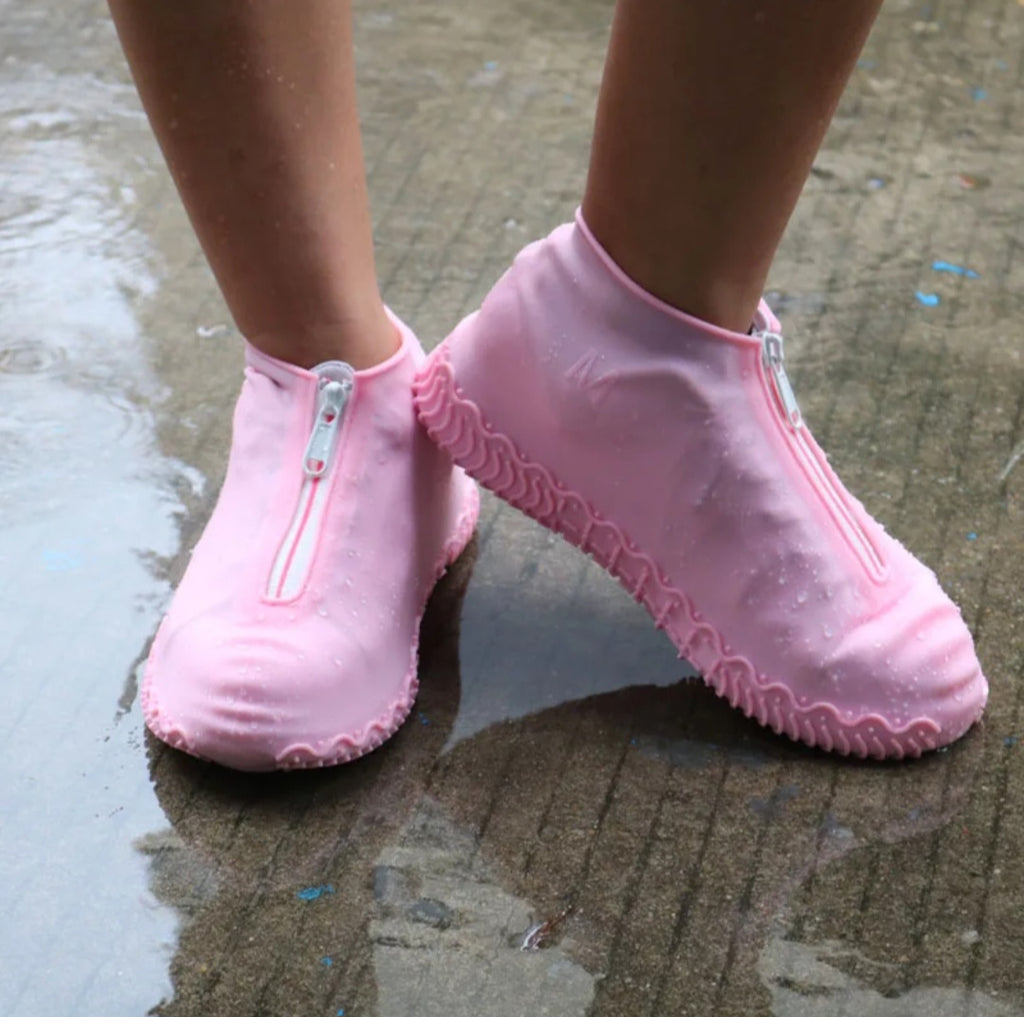 Vantette skotrekk i rosa farge med rosa glidelås - DrySteps